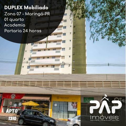 VENDA | Duplex semimobiliado, com 1 suíte ao lado da UEM na ZONA 07,