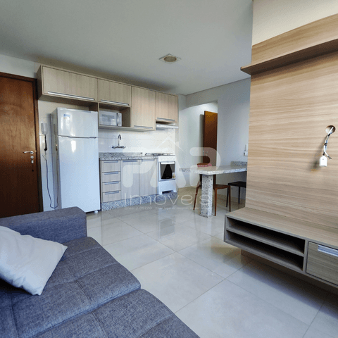 Apartamento para alugar em Maringá, Jardim Aclimação, com 1 suíte, com 45 m², Condomínio Residir
